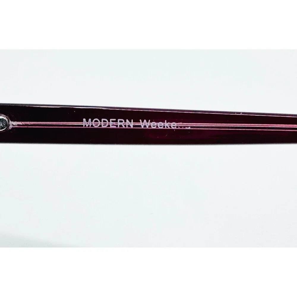 Modern Weekender Eyeglasses Womens Pink Fade Ombre Square Frames 52-16-140